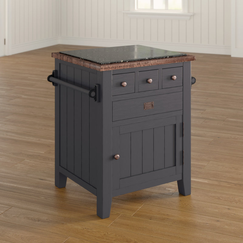 Fernleaf Kücheninsel Carol mit Granitplatte & Bewertungen | Wayfair.de